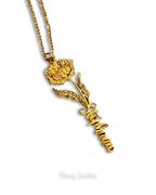 Geboorte bloem ketting