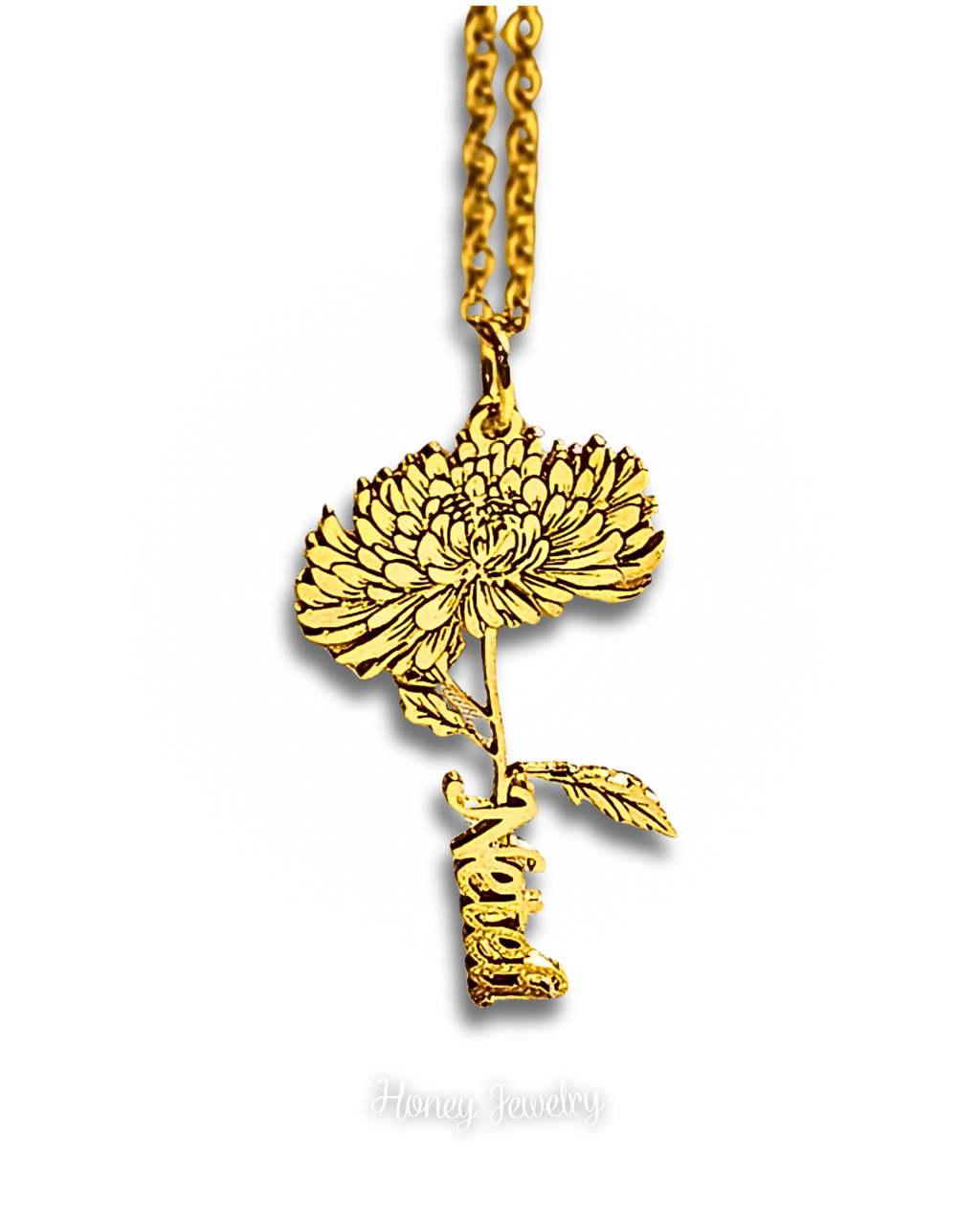 Geboorte bloem ketting