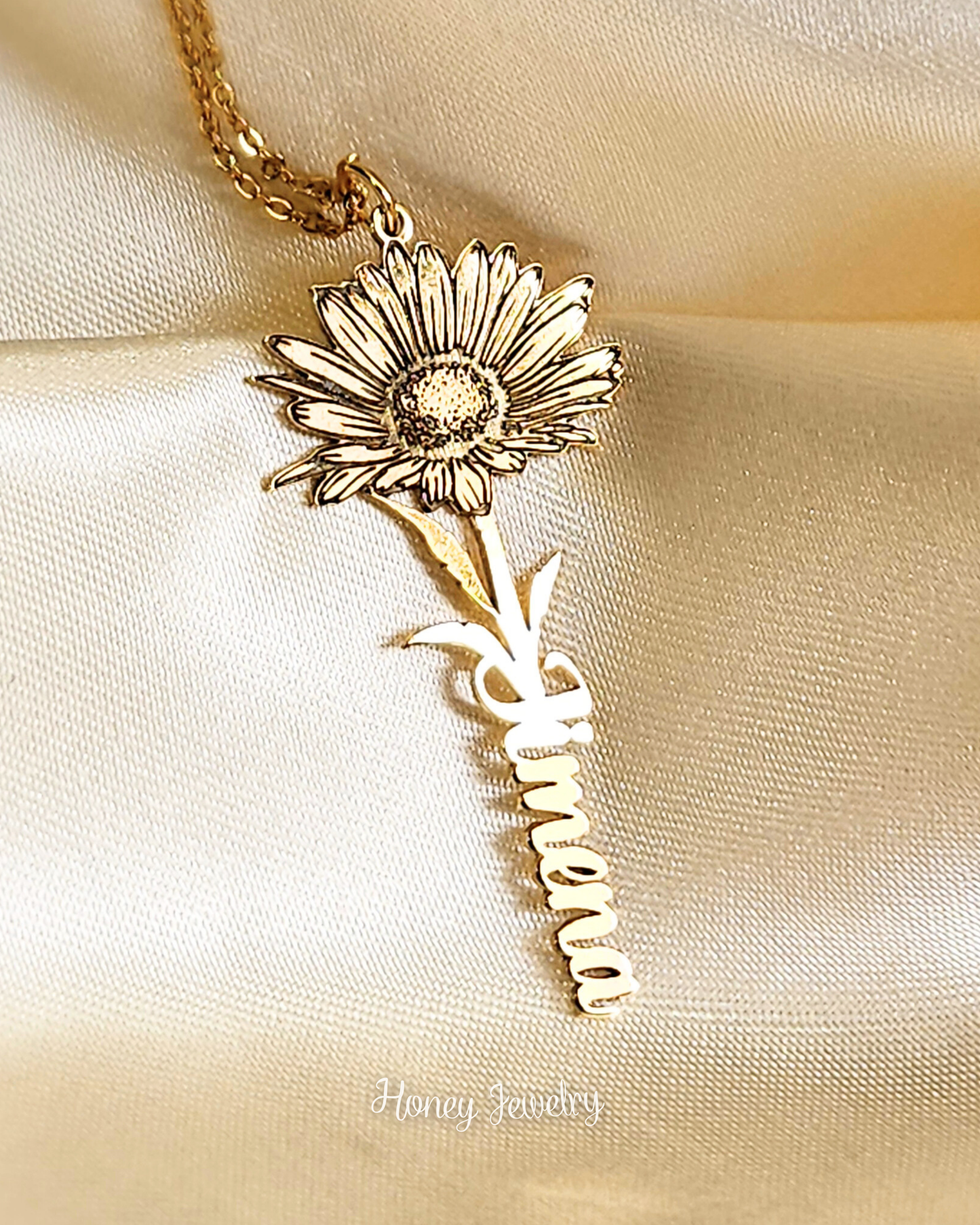 Collar con Flor de nacimiento