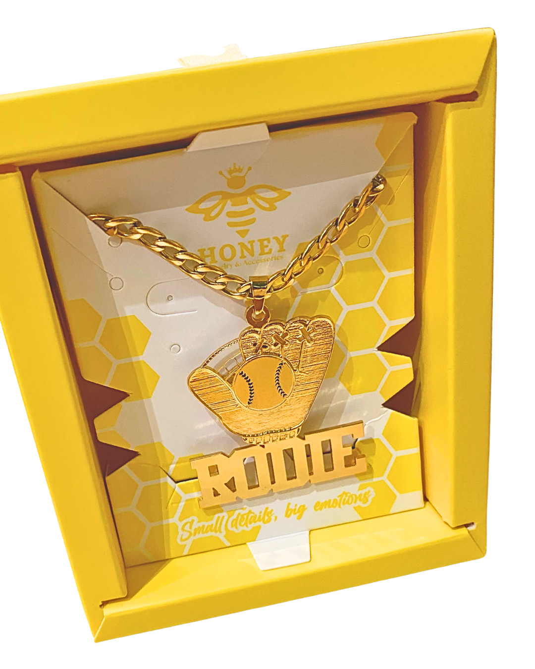 COLLAR CON NOMBRE BEISBOL LANZADOR PÍCHER