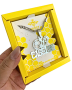 COLLAR CON NOMBRE Y PELOTA DE FUTBOL Y GUAYO/CHIMPUN