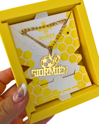 COLLAR CON NOMBRE Y PELOTA DE FUTBOL Y GUAYO/CHIMPUN