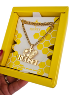 COLLAR CON NOMBRE Y PELOTA DE FUTBOL Y GUAYO/CHIMPUN