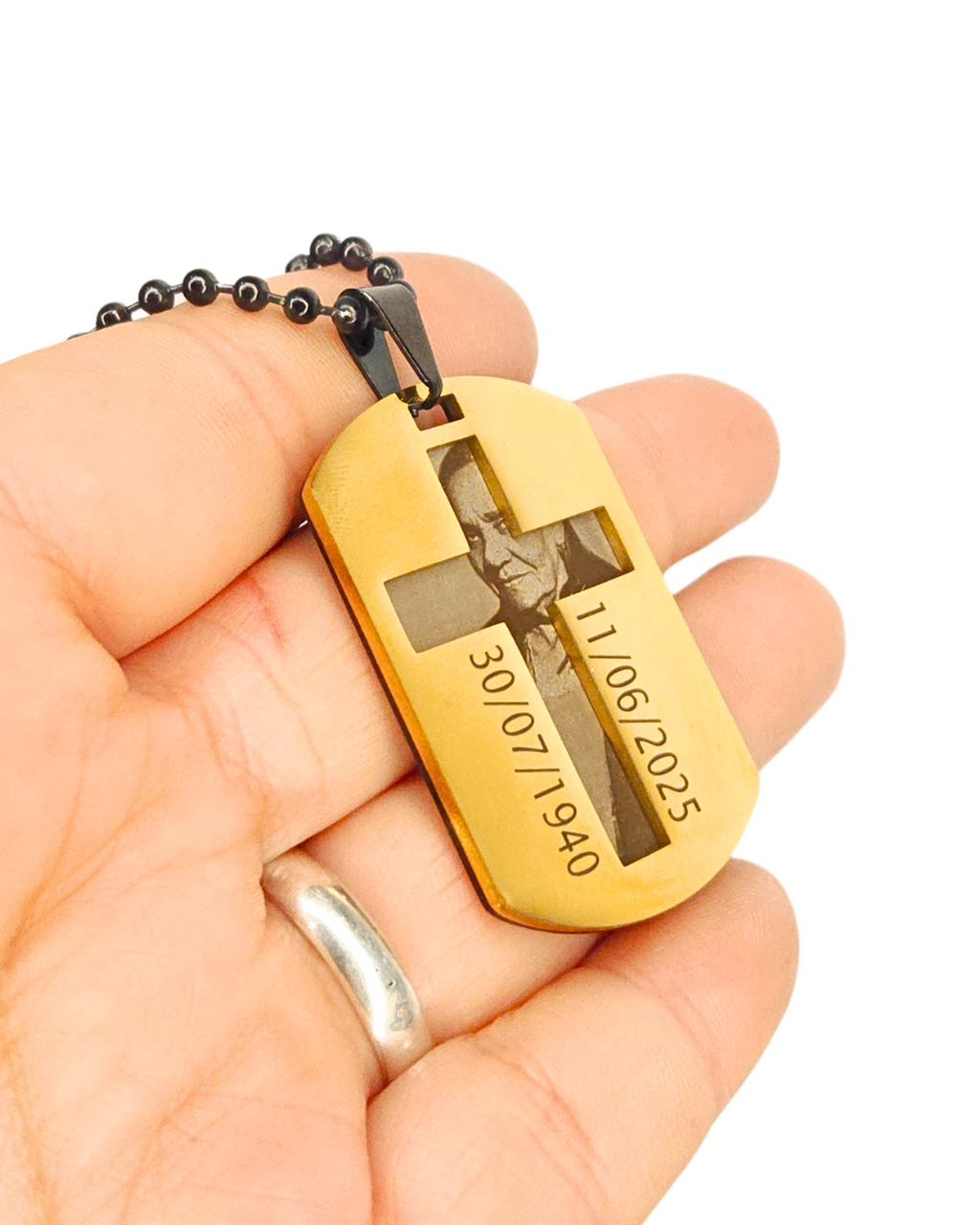 Military Plate Necklace for DAD