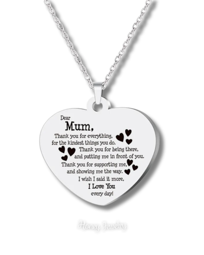 Military plate necklace - Laser engraved text