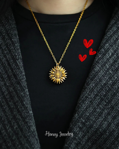 Collar girasol