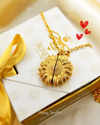 COLLAR RELICARIO GIRASOL