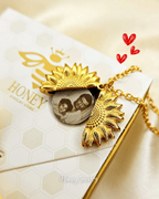 COLLAR RELICARIO GIRASOL