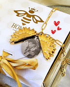 COLLAR RELICARIO GIRASOL