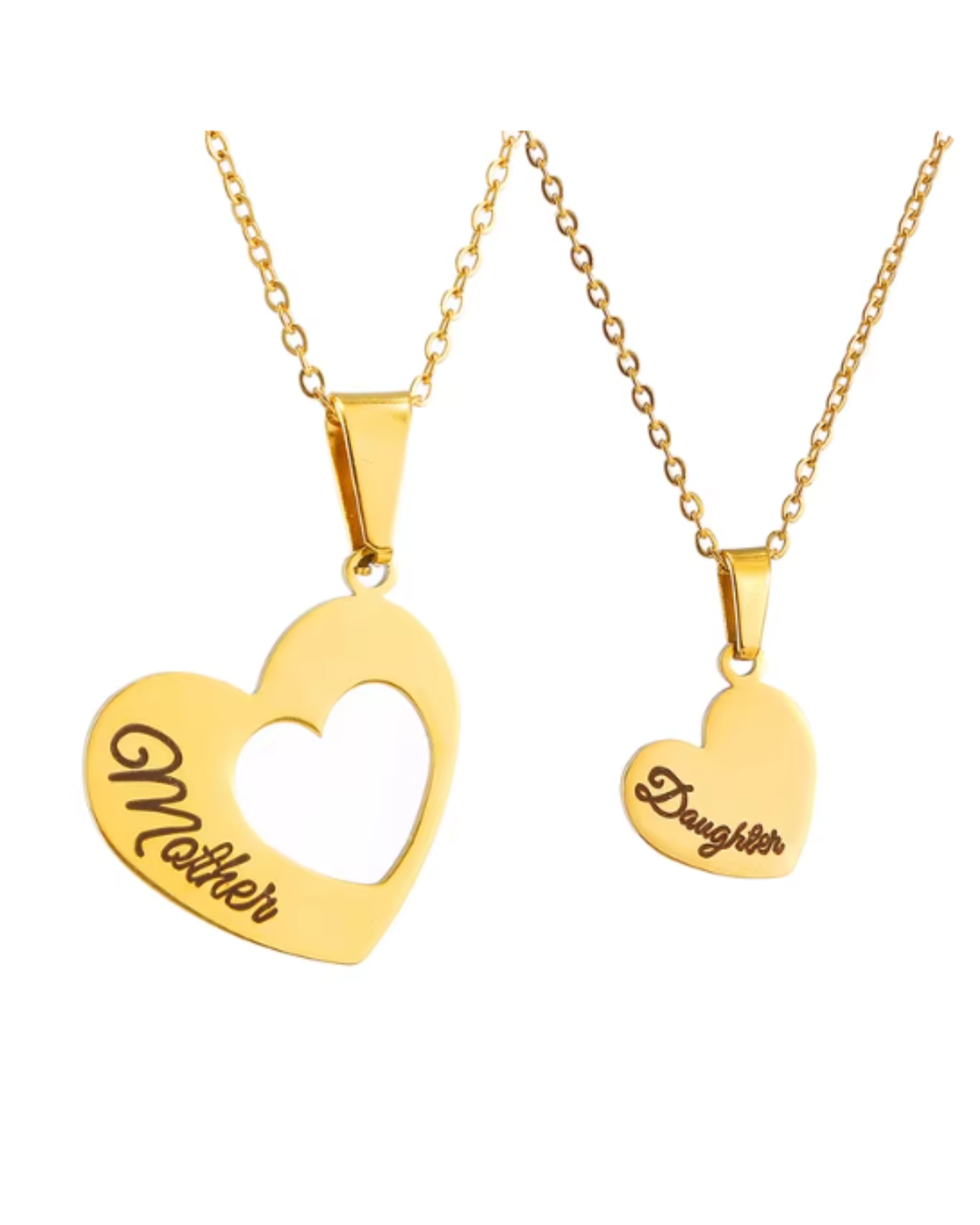 Hartketting voor moeder en dochter