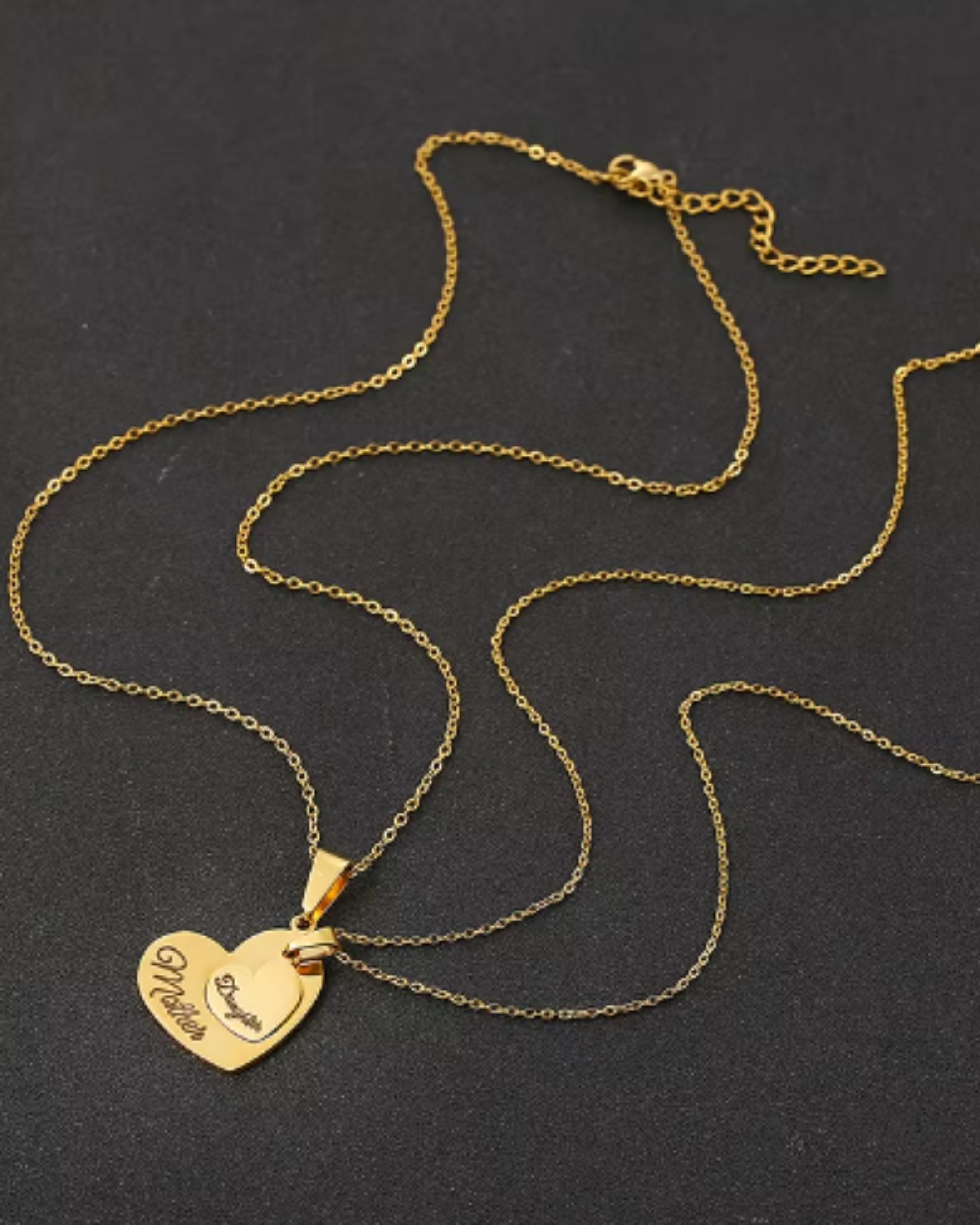 Hartketting voor moeder en dochter
