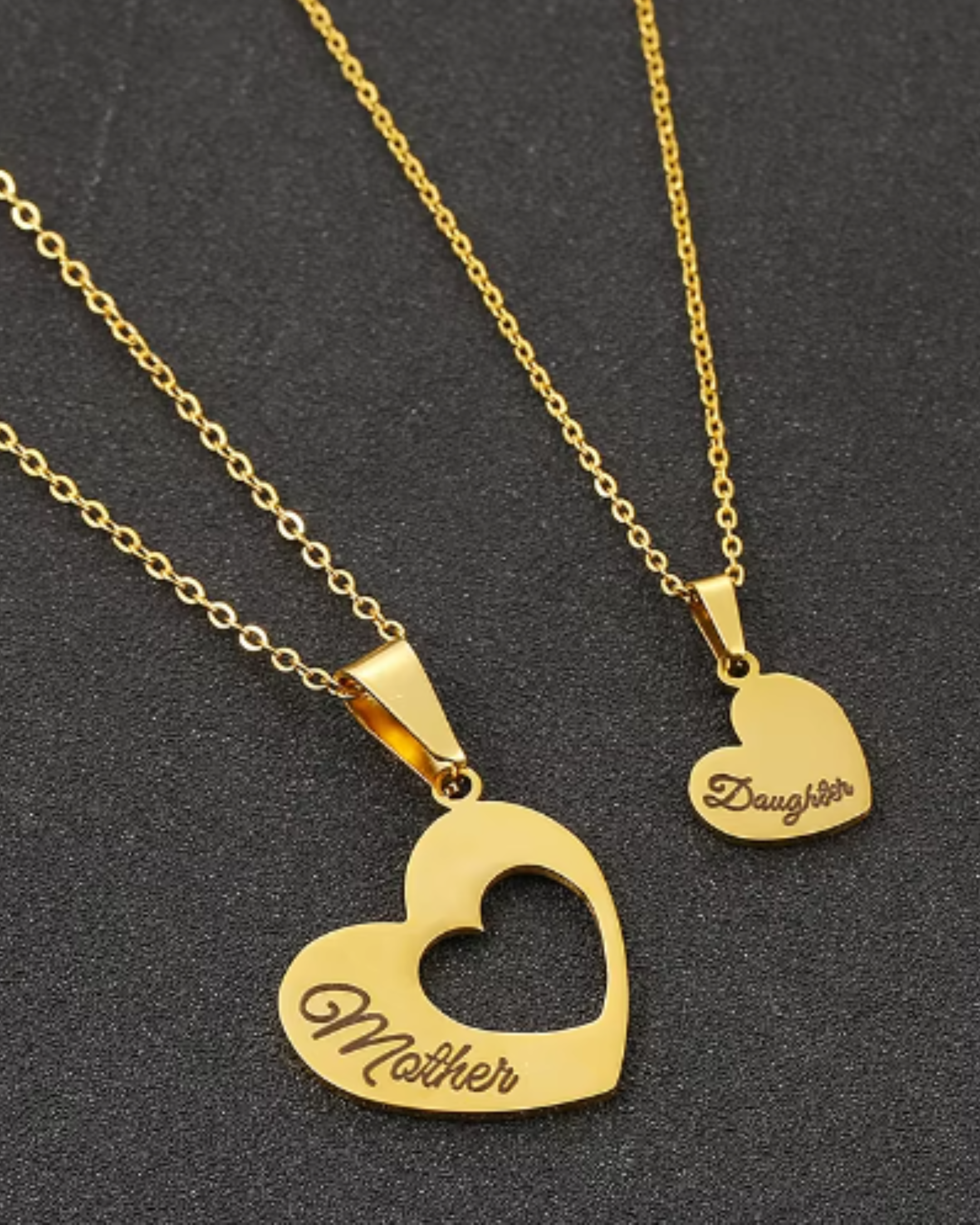 Hartketting voor moeder en dochter
