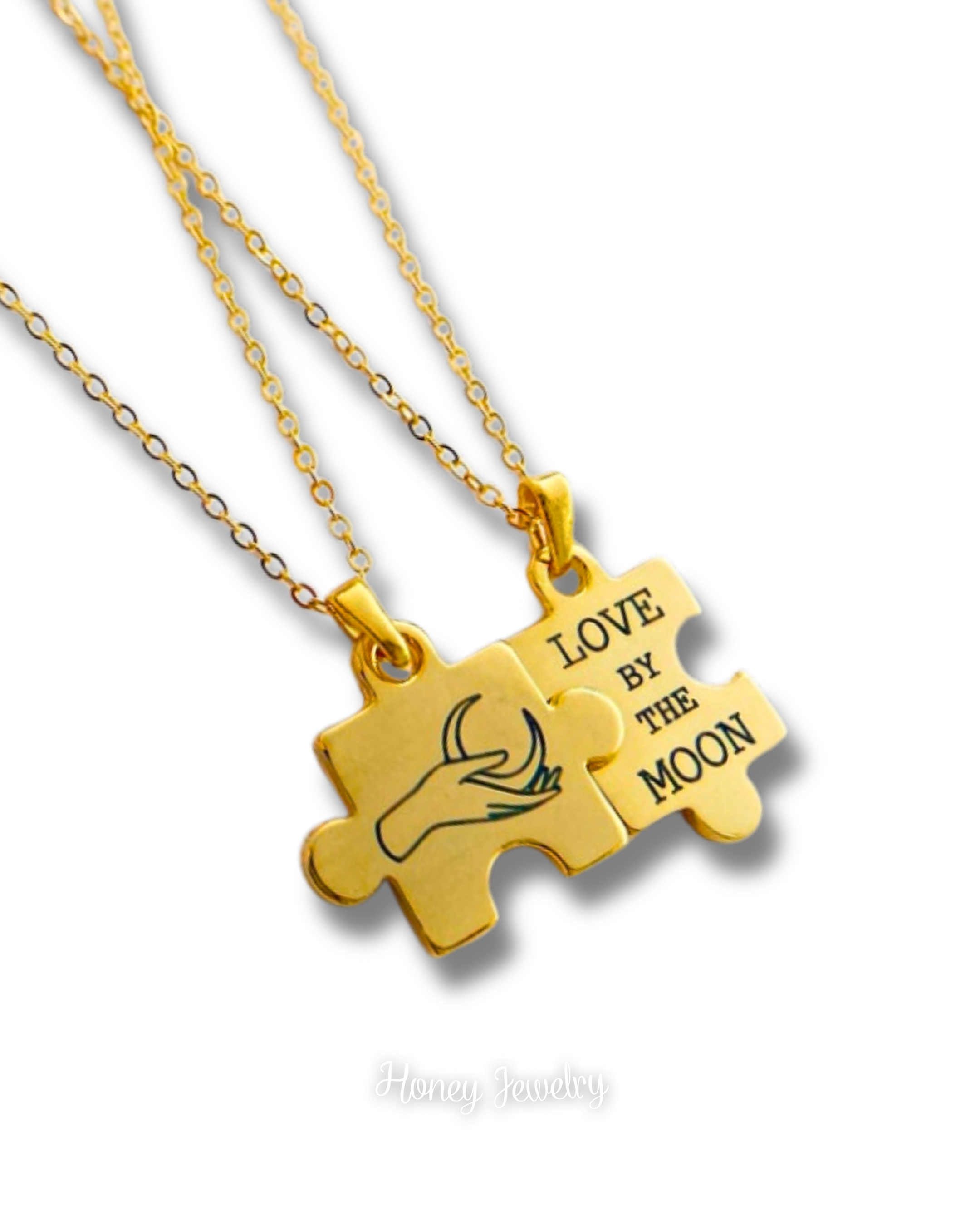 Collar para pareja Puzzle x2