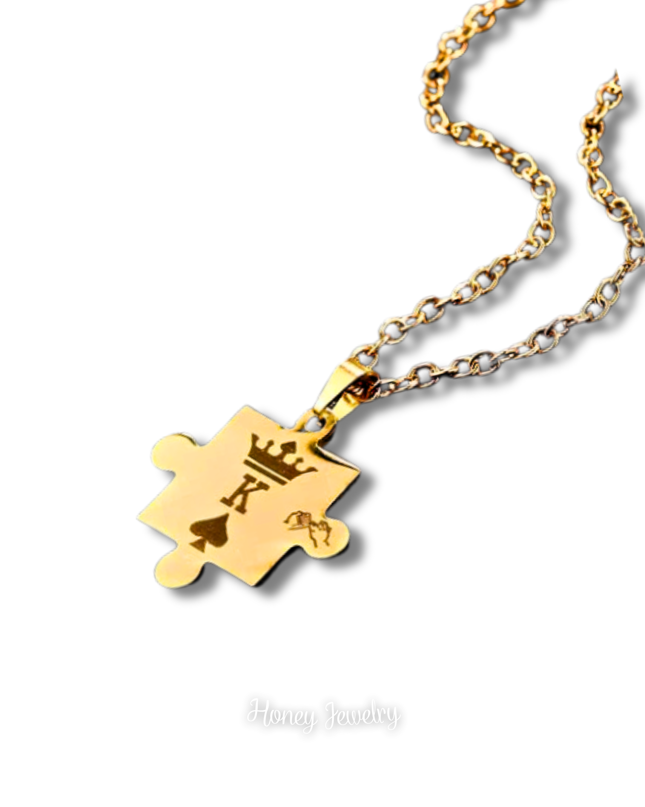 Collar para pareja Puzzle x2