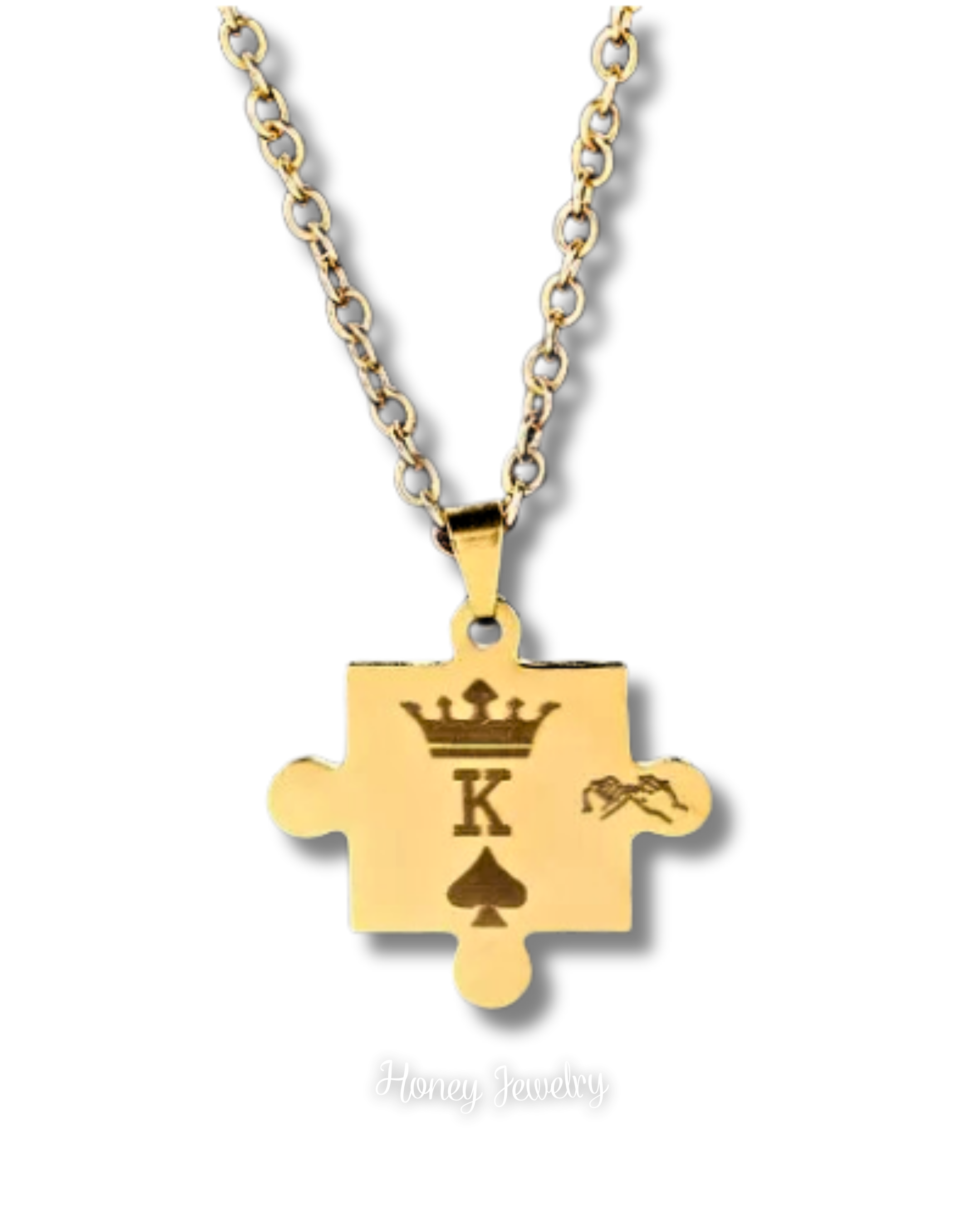 Collar para pareja Puzzle x2