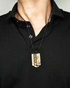 Collar Placa para Papá con Fotograbado Tipo Collage