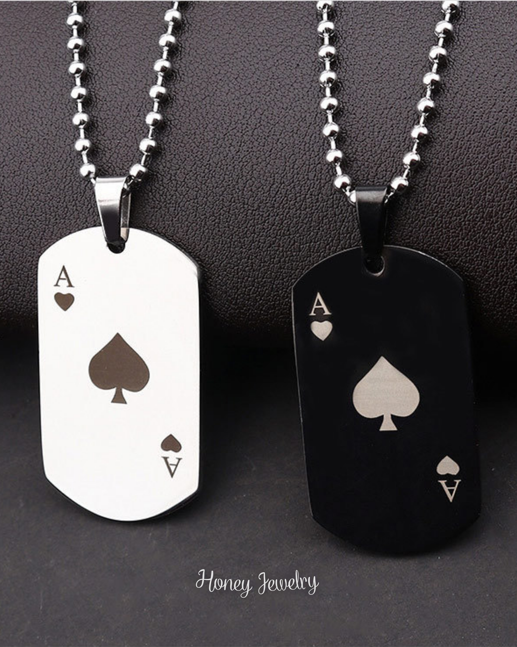 COLLAR PLACA MILITAR PERSONALIZADA CON TEXTO