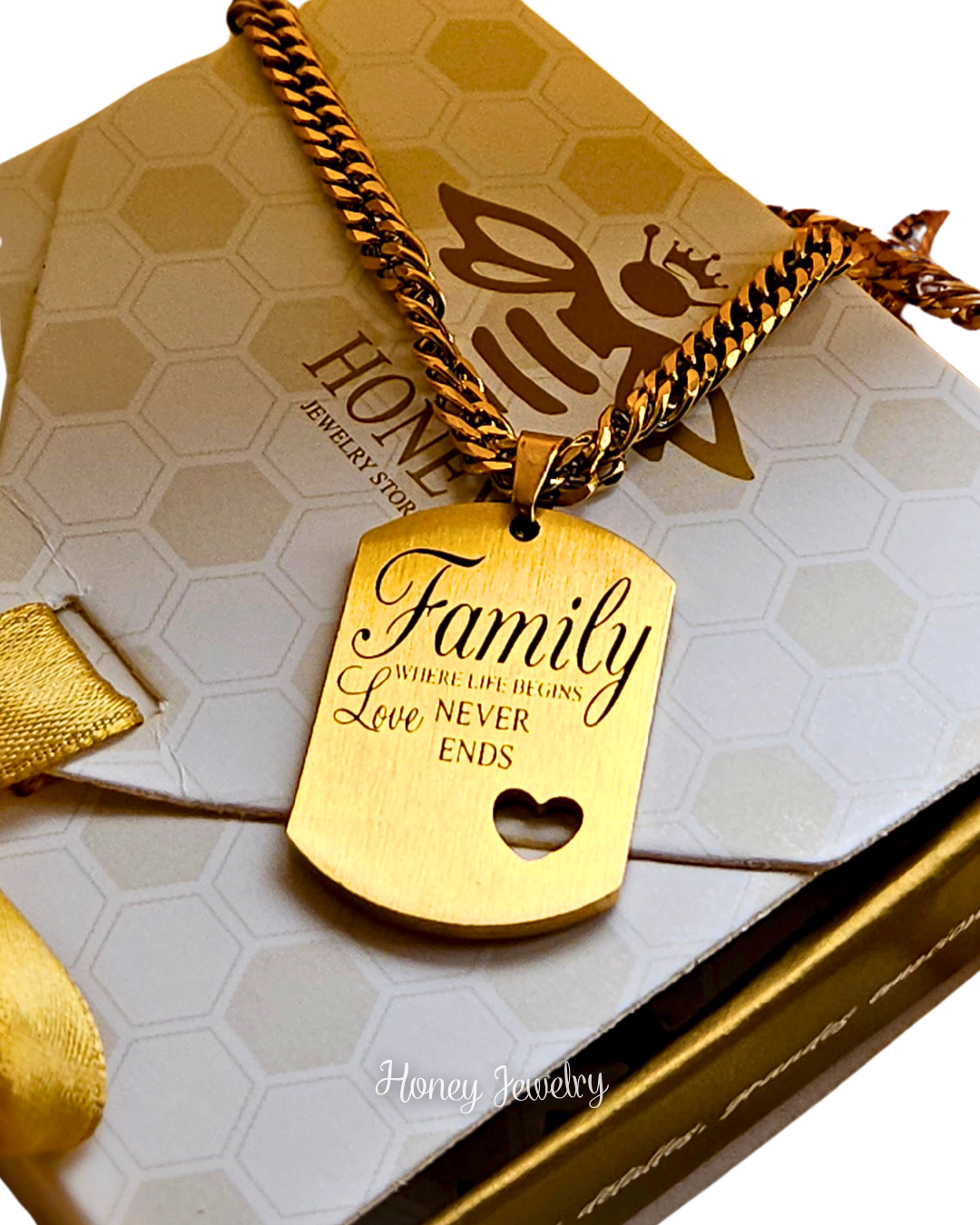 COLLAR PLACA FOTOGRABADO + CADENA GRUESA