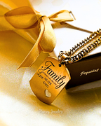 DUO DE COLLARES PLACA CON FOTOGRABADO