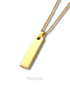 COLLAR PLACA VERTICAL PERSONALIZADA