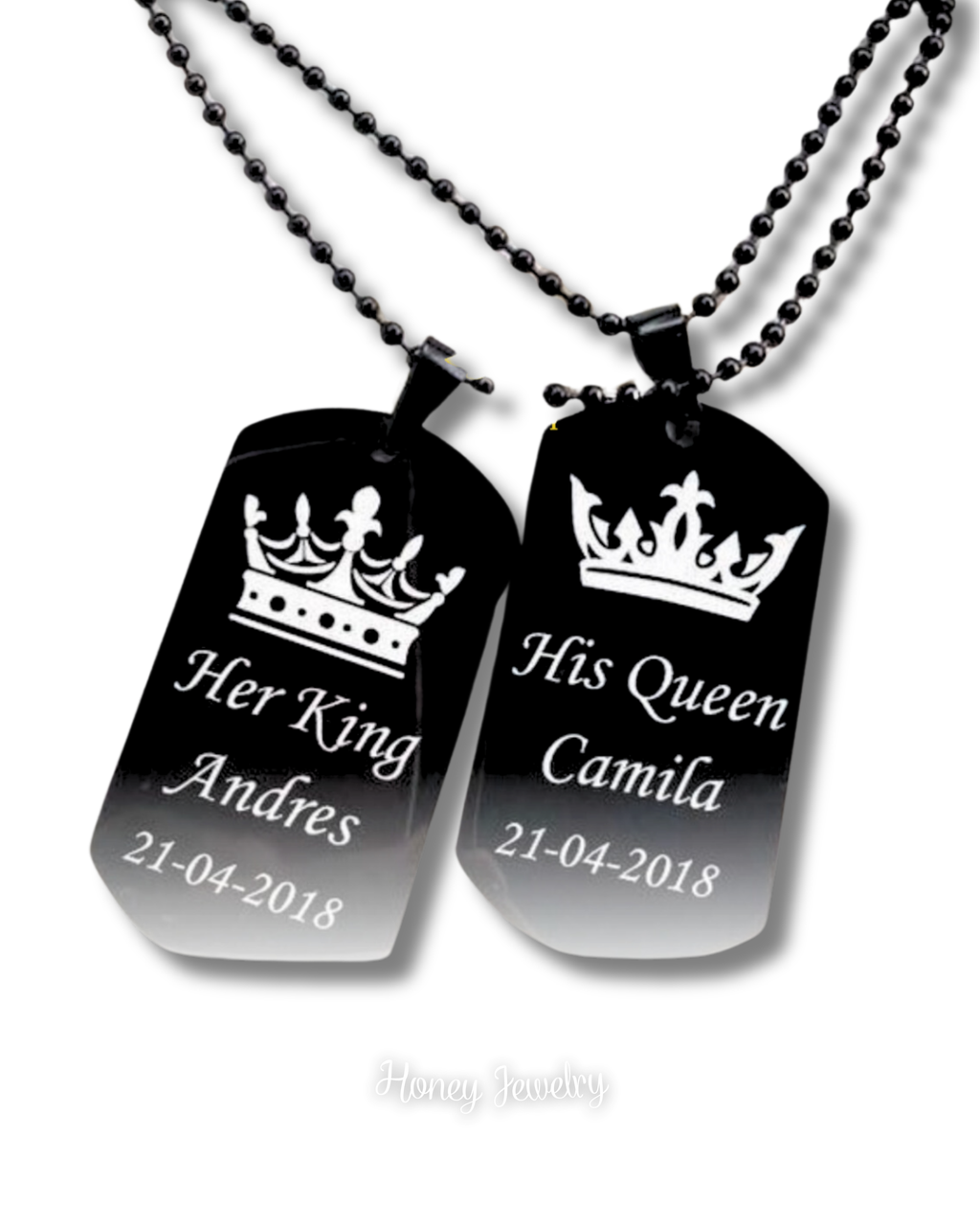 Militaire plaatketting voor koppels