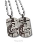 Militaire plaatketting voor koppels