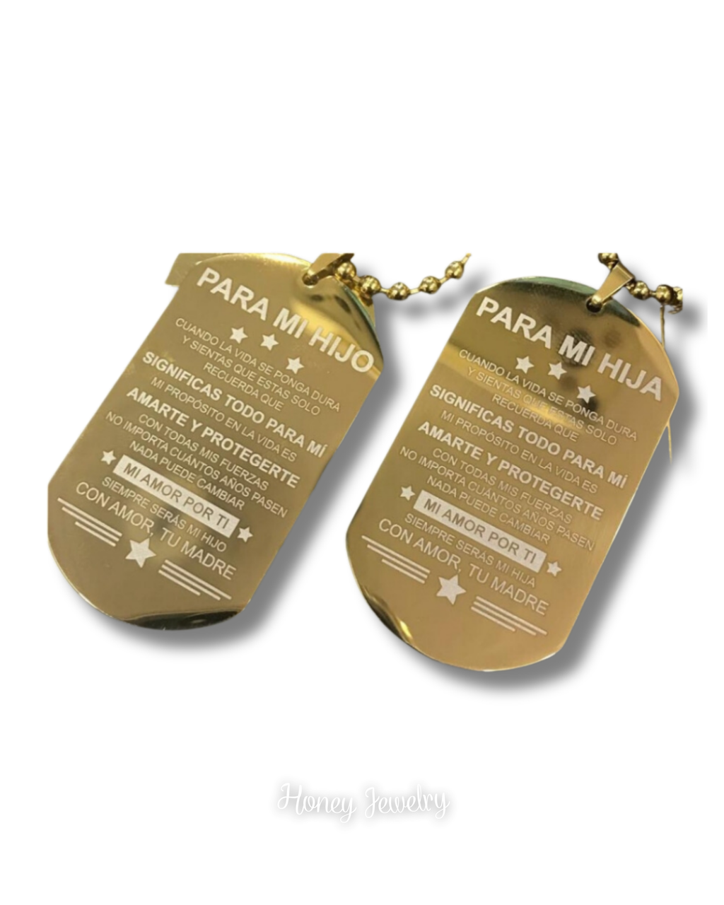 Militaire plaatketting voor koppels