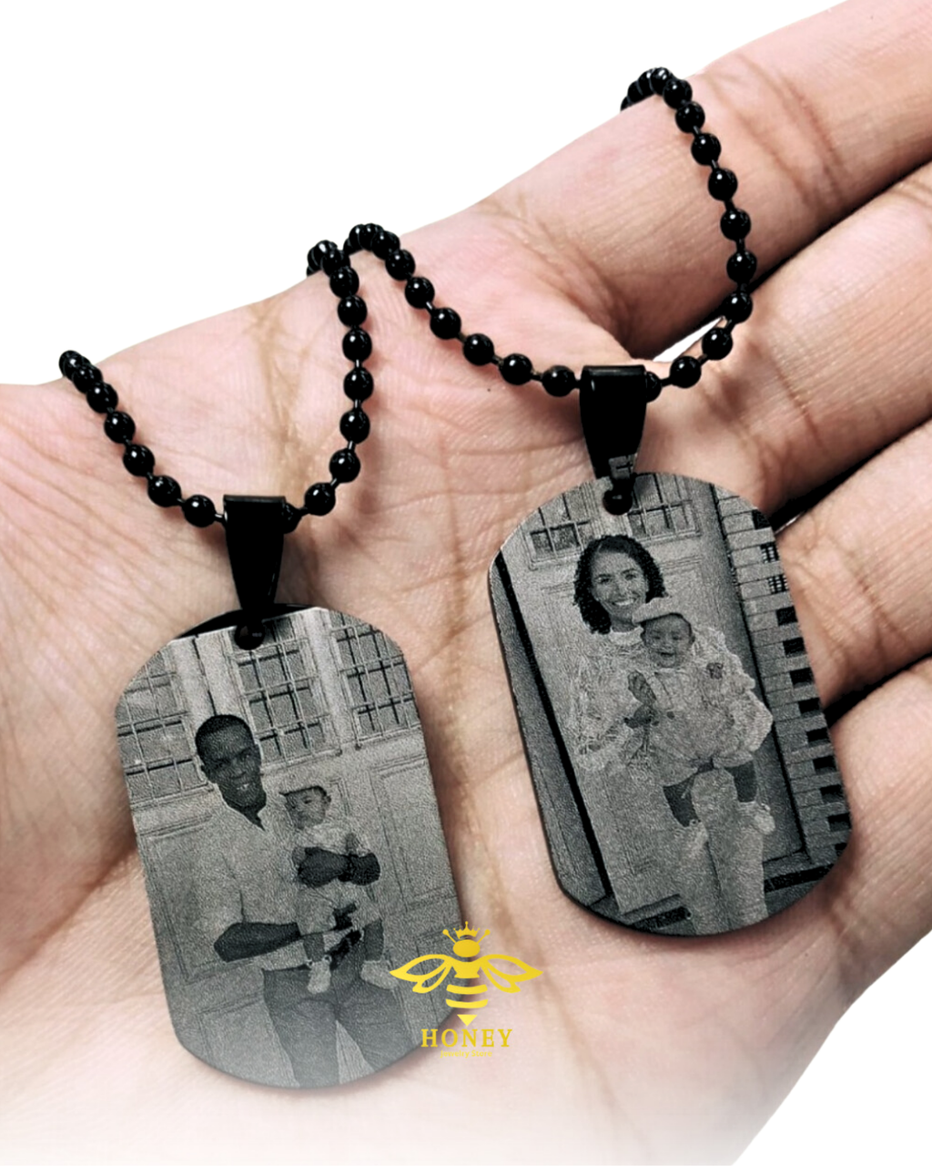 Militaire plaatketting voor koppels