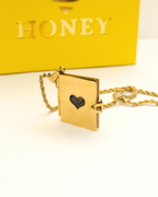 COLLAR LIBRO DE AMOR CORAZÓN MAXI