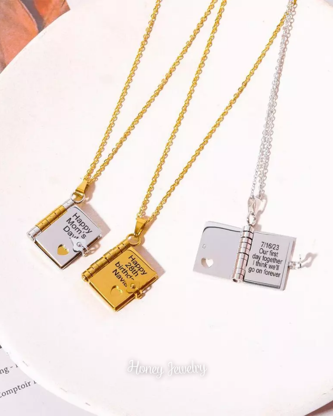 COLLAR LIBRO DE AMOR MINI