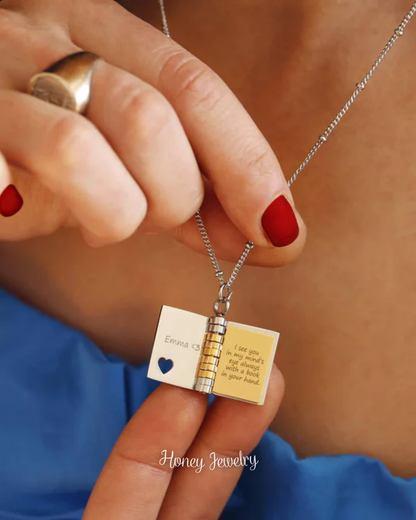 book of love necklace