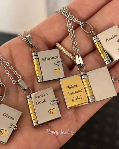 book of love necklace