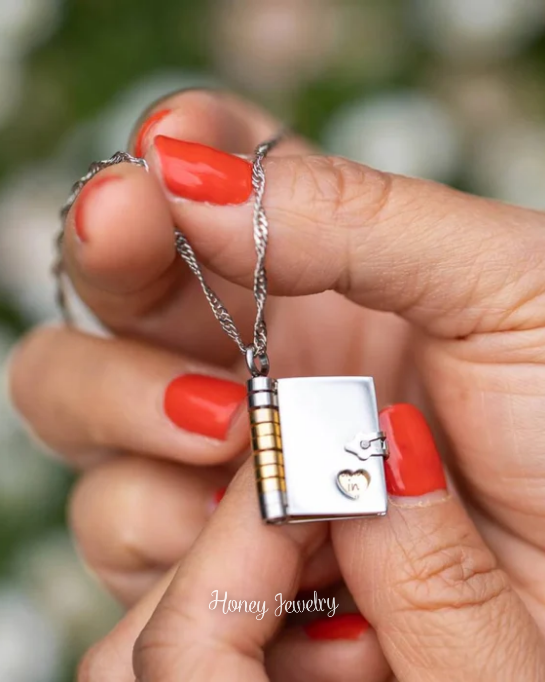 book of love necklace