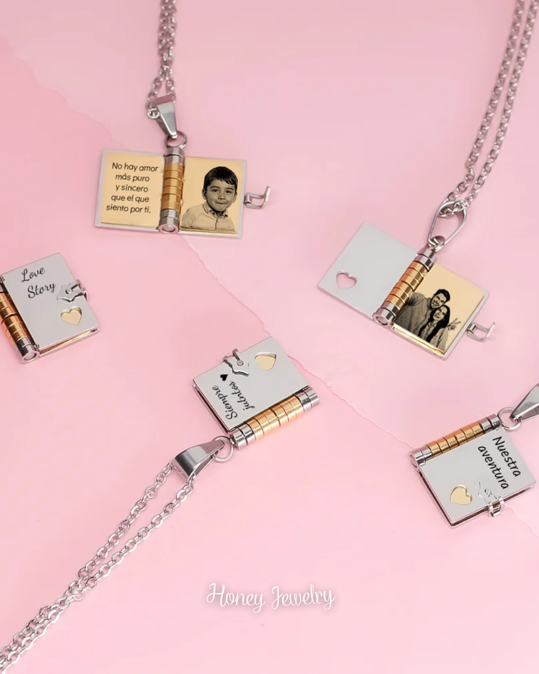 Collar libro de amor