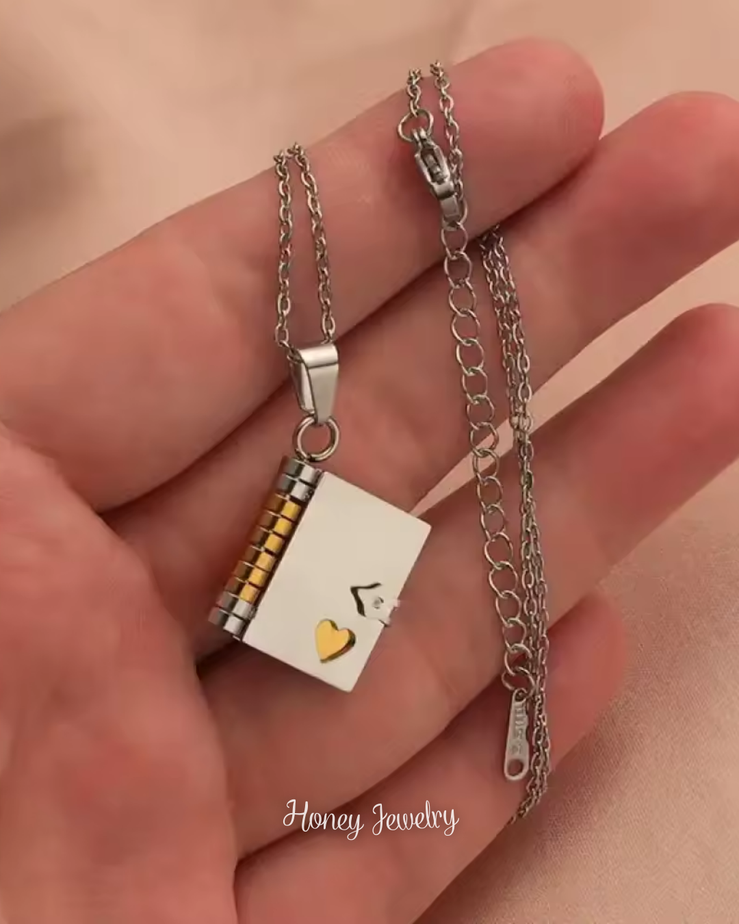 book of love necklace