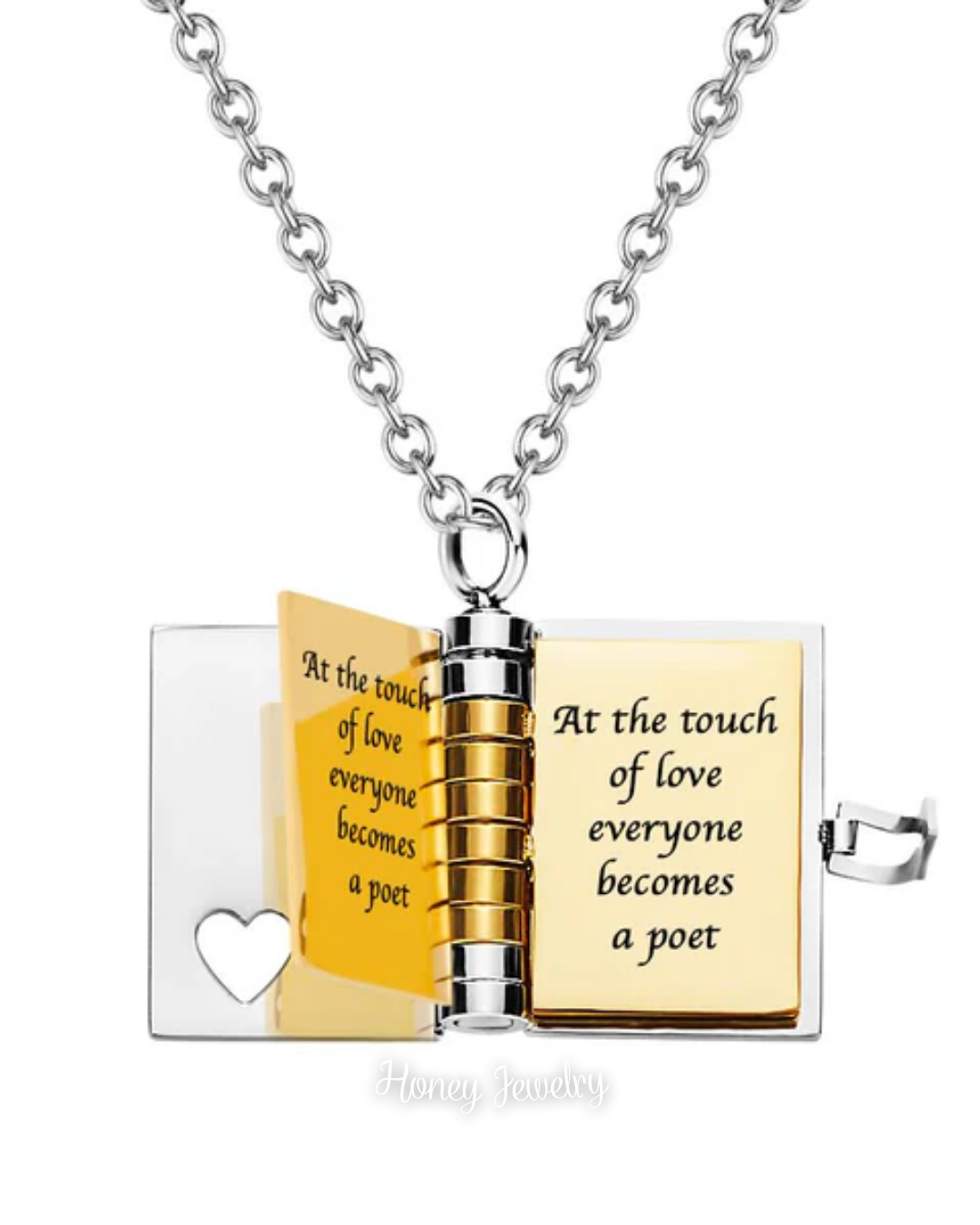 book of love necklace