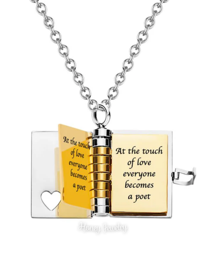 book of love necklace