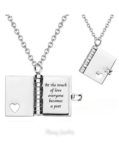 book of love necklace