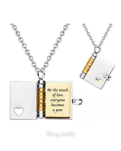 book of love necklace