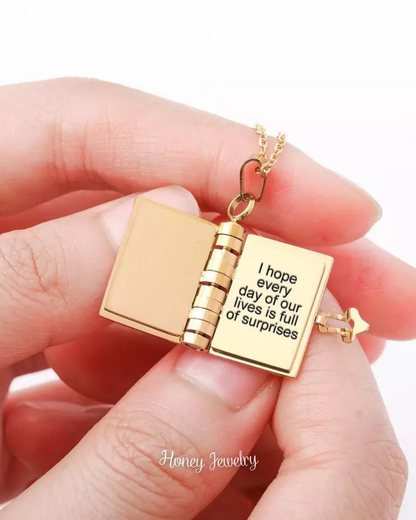 book of love necklace