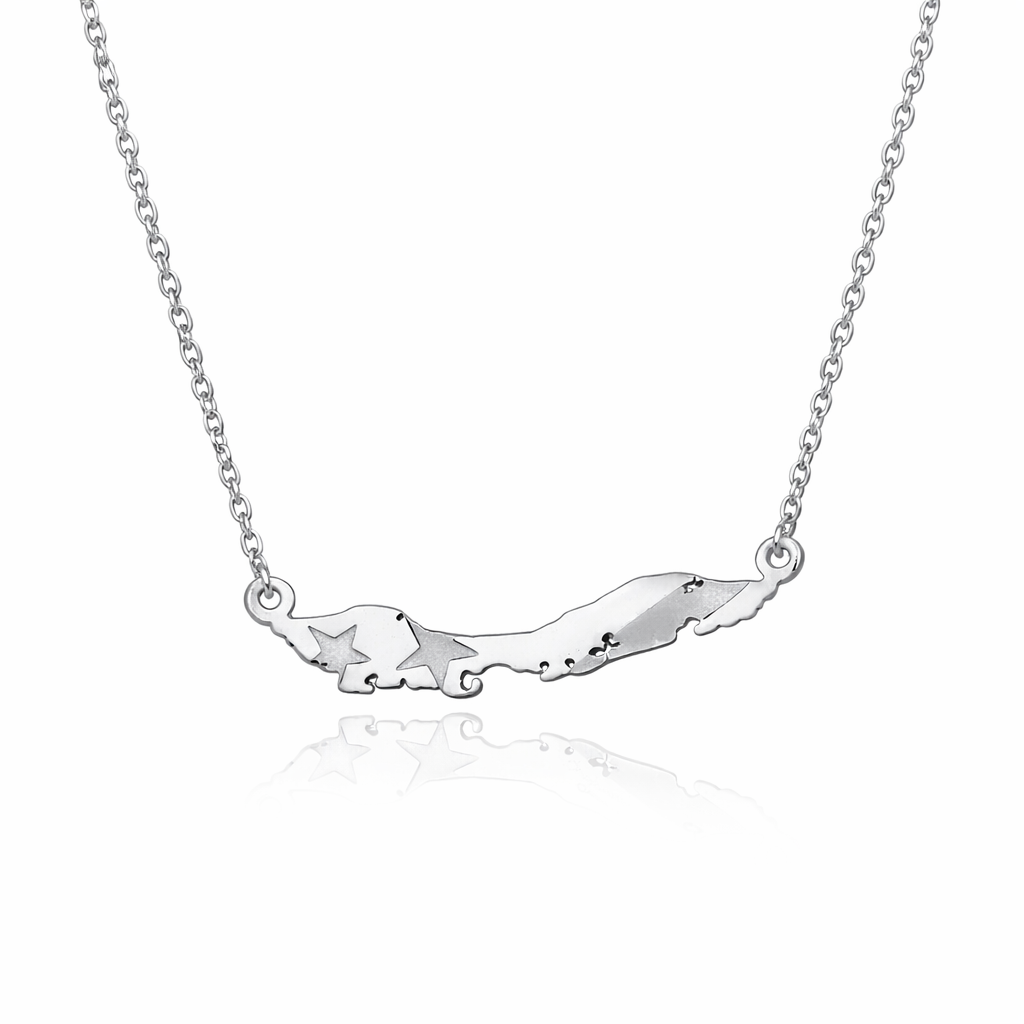 COLLAR MAPA CURACAO BANDERA