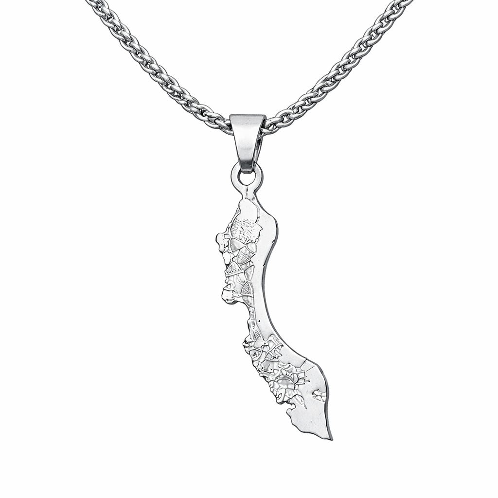 COLLAR MAPA CURACAO BARRIOS