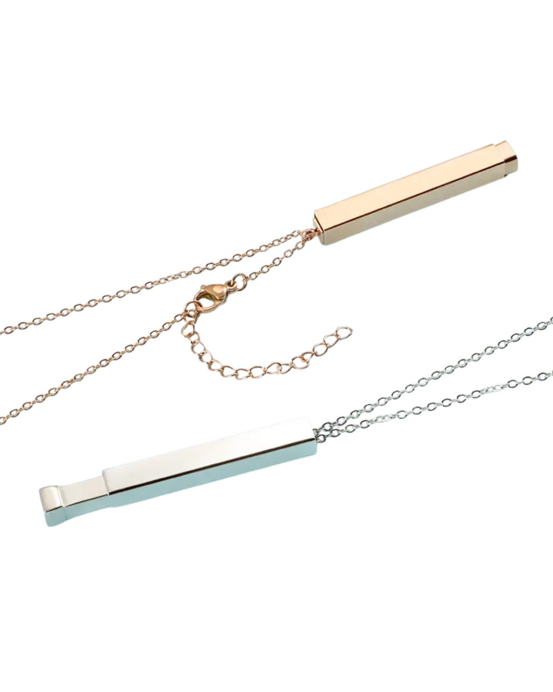 COLLAR BARRA OCULTA CON GRABADO LASER 360°