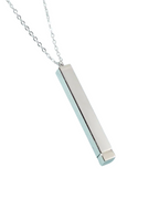 COLLAR BARRA OCULTA CON GRABADO LASER 360°