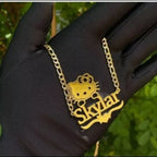 COLLAR CON NOMBRE CARTOON