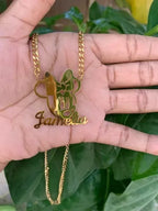 COLLAR CON NOMBRE CARTOON