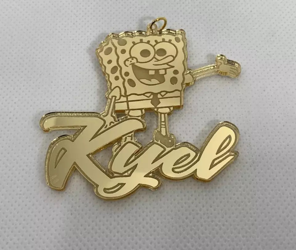 COLLAR CON NOMBRE CARTOON