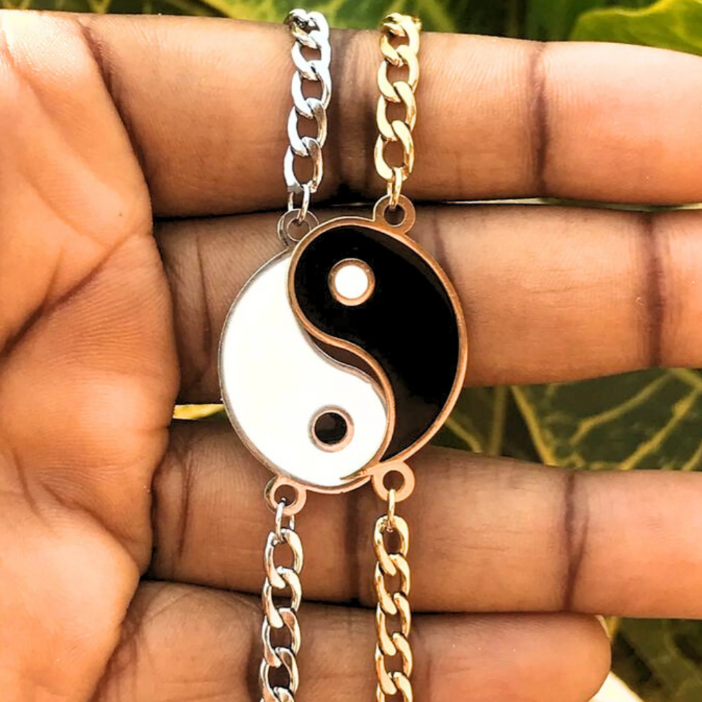 DUO DE PULSERAS YING & YANG