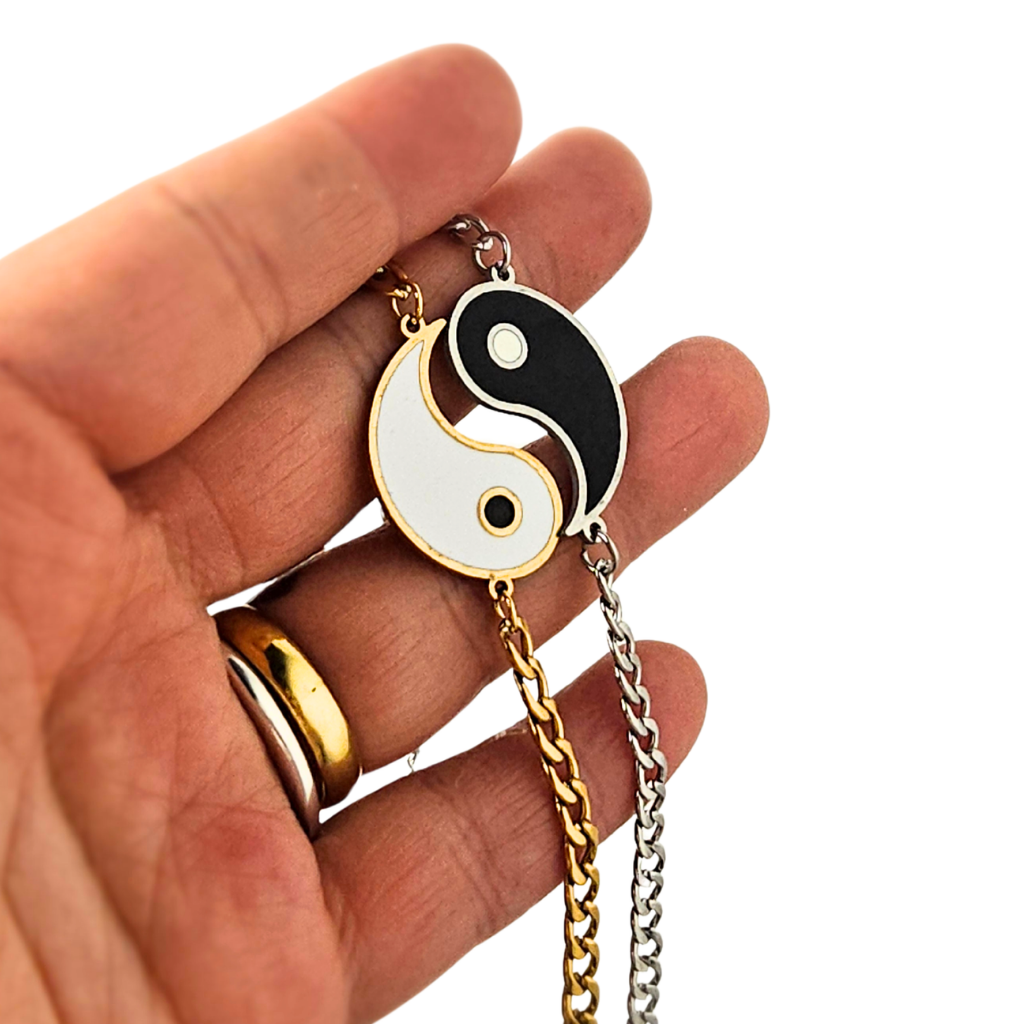 DUO DE PULSERAS YING & YANG