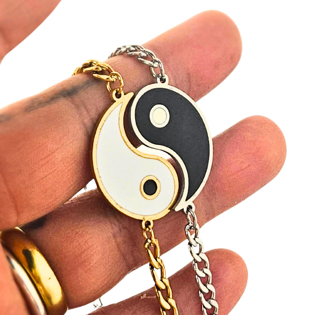 DUO DE PULSERAS YING & YANG